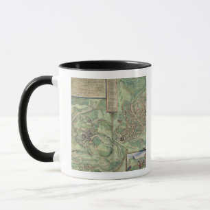 Karte von Jerusalem, von 'Civitates Orbis Terrarum Tasse