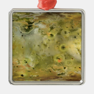 Karte von Jupiters Mond Lo Ornament Aus Metall