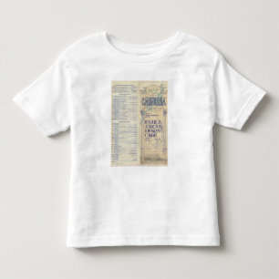 Karte von Kalifornien 2 Kleinkind T-shirt