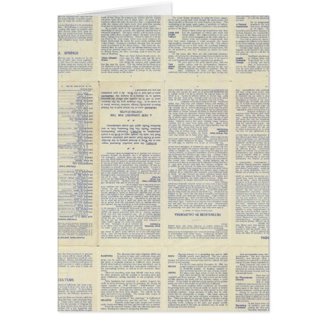 Karte von Kalifornien 3 (Vorne)