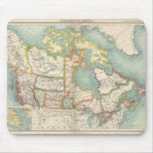 Karte von Kanada (C. 1900) Mousepad