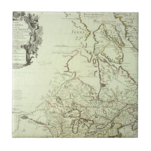 Karte von Kanada Fliese