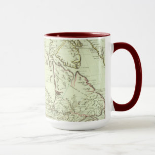 Karte von Kanada Tasse