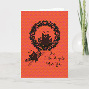 Karte von Katzen während Abwesenheit bei Uni