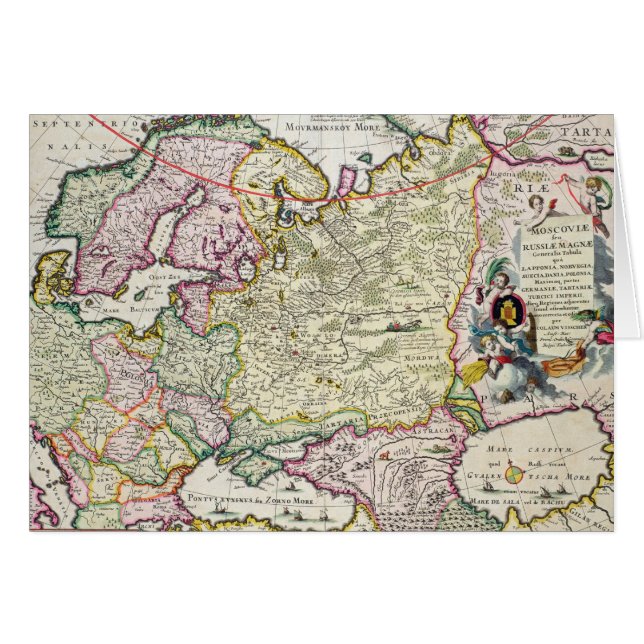 Karte von Kleinasien (Vorderseite (Horizontal))