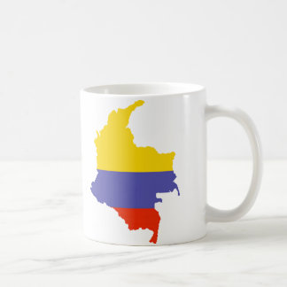 Karte von Kolumbien Tasse