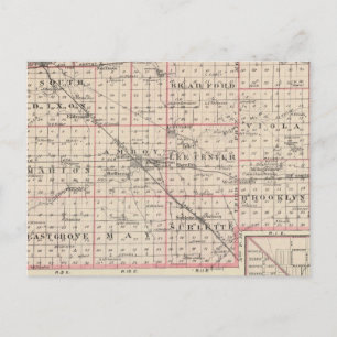 Karte von Lee Landkreis und Amboy