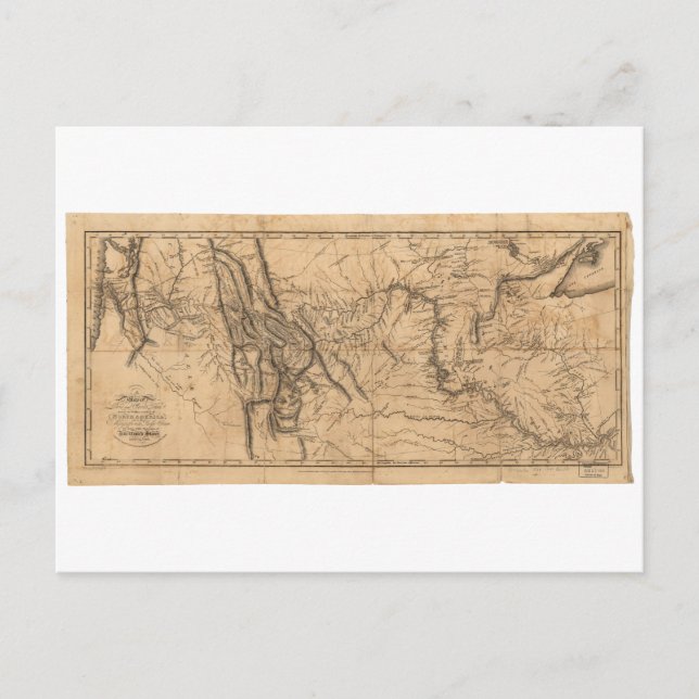 Karte von Lewis & Clark's Across Western America 1 (Vorderseite)