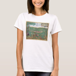 Karte von Linz, von "Civitates Orbis Terrarum" T-Shirt