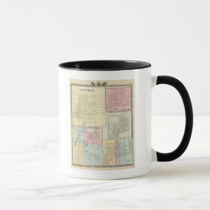 Karte von Litchfield, Carlinsville, Salem Tasse