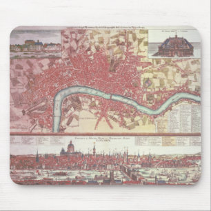 Karte von London Mousepad