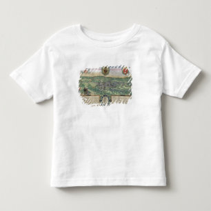 Karte von Lüttich, von "Civitates Orbis Terrarum" Kleinkind T-shirt