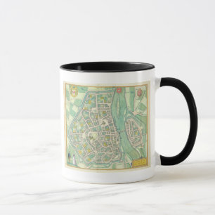 Karte von Maastricht, von 'Civitates Orbis Tasse