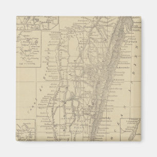 Karte von Madagaskar Magnet