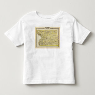 Karte von Madison County Kleinkind T-shirt