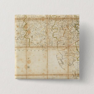 Karte von Massachusetts Button