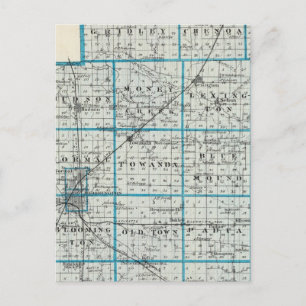 Karte von McLean Landkreis und Le Roy