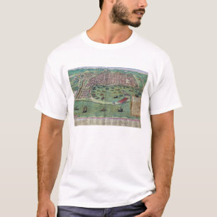 Karte von Messina, von "Civitates Orbis Terrarum" T-Shirt