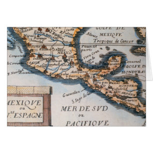 Karte von Mexiko oder von neuem Spanien   1625