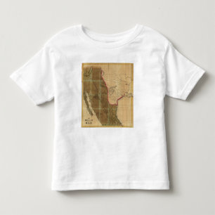 Karte von Mexiko Seat des Krieges zeigend Kleinkind T-shirt