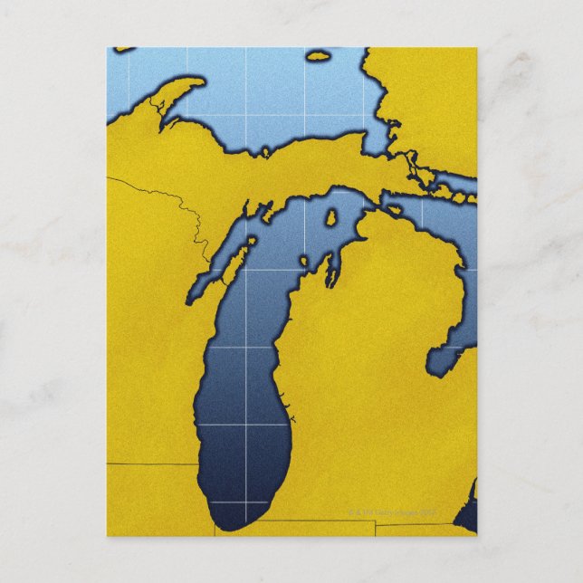 Karte von Michigan 2 (Vorderseite)