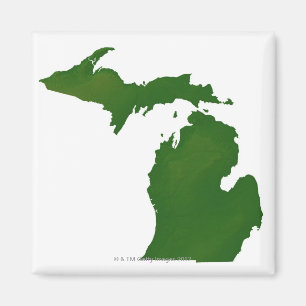 Karte von Michigan Magnet
