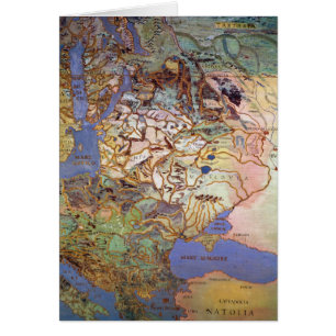 Karte von Mitteleuropa