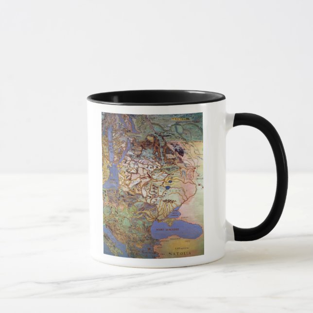 Karte von Mitteleuropa Tasse (Rechts)