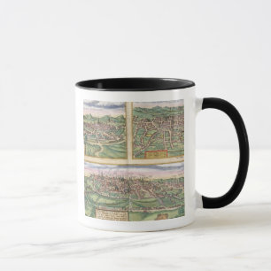 Karte von Montpellier, Ausflüge und von Poitiers, Tasse