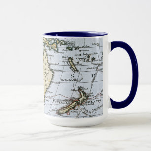 Karte von neuem Holland Tasse