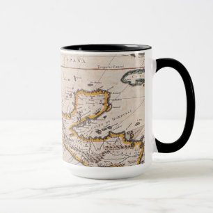 Karte von neuem Spanien New Galizien u. Tasse