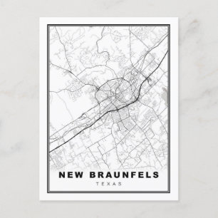 Karte von New Braunfels