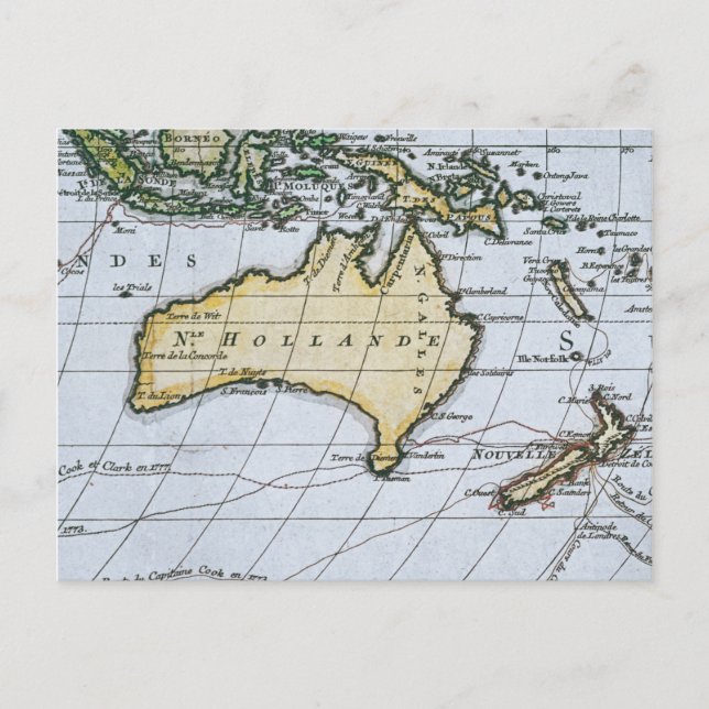 Karte von New Holland (Vorderseite)