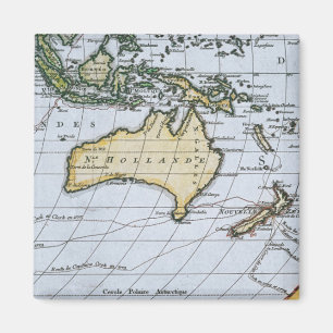 Karte von New Holland Magnet