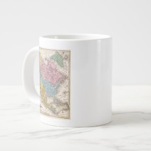 Karte von Nordamerika 2 Jumbo-Tasse