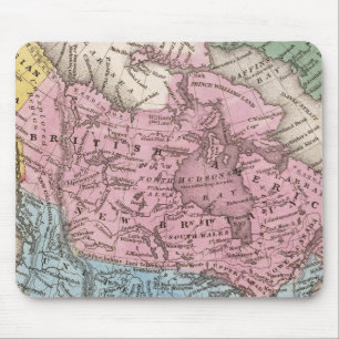 Karte von Nordamerika 2 Mousepad