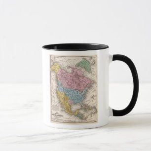 Karte von Nordamerika 2 Tasse