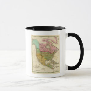 Karte von Nordamerika 3 Tasse
