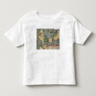 Karte von Nordeuropa, von 'Civitates Orbis Terr Kleinkind T-shirt