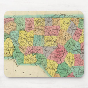 Karte von North Carolina Mousepad