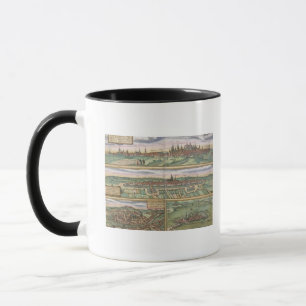 Karte von Nürnberg, von Ulm und von Saltzburg, vo Tasse