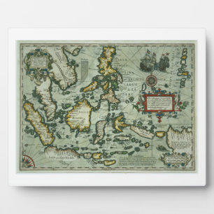 Karte von Ostindien, veröffentlicht 1635 in Amster Fotoplatte