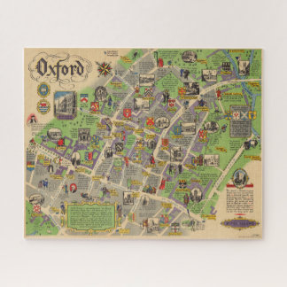 Karte von Oxford, England (British Railways) Puzzle