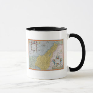 Karte von Palästina Tasse