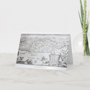 Karte von Palästina, von einem PassahfestHaggadah