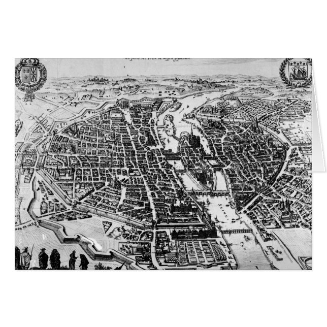 Karte von Paris, 1620 (Vorderseite (Horizontal))