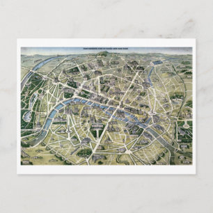 Karte von Paris während der Grands-Periode