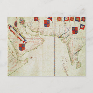 Karte von Persien, Arabien und Indien