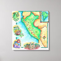 Karte von Peru