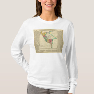 Karte von Peru T-Shirt